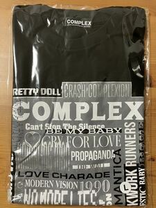COMPLEX 日本一心 SONG LIST Tシャツ　ブラック　Lサイズ