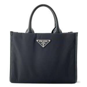 プラダ ハンドバッグ Re-Nylon ロゴ ナイロン 1BA354 PRADA 2way 黒