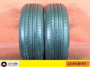 215/60R16●YOKOHAMA ADVAN dB V552 / 中古 ★ 2本(T-6017A)送料無料/沖縄別途