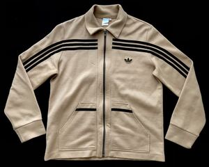 70s アディダス 西ドイツ がいこつ ガイコツ ジャージ トラックジャケット　　OPTI ジッパー トレフォイル west germany adidas 柳6150