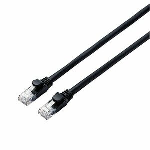 エレコム LANケーブル CAT6A 10m 爪折れ防止コネクタ スタンダード ブラック LD-GPA/BK10