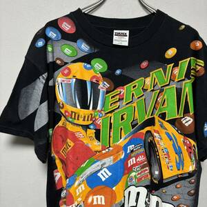 TULTEX タルテックス 1999年 アメリカ製 Tシャツ M&Ms企業スポンサー T レーシングtシャツ Racing