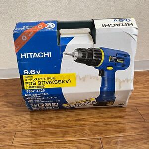 日立工機 HITACHI 12mm コードレスドライバドリル FDS 12DVA 動作品 電動工具 DIY 電動ドリル　9.6v