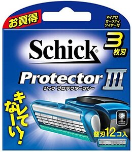 シック Schick プロテクタースリー 3枚刃 替刃 (12コ入)