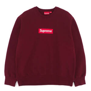 Supreme - Box Logo Crewneck カーディナルM シュプリーム - ボックスロゴクルーネック 2022FW