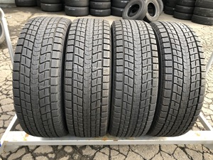 パF1255■225/60R17 99Q　4本価格　DUNLOP WINTER MAXX SJ8　送料無料 激安 冬 タイヤ 2018年製造 バリ溝 深溝 エクストレイル等