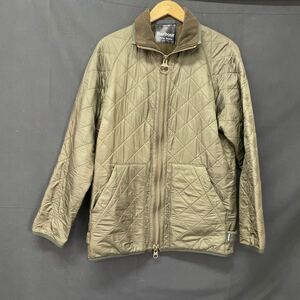 Barbour バブアー キルティングジャケット メンズ Sサイズ カーキ系 ジャケット ブルゾン ジップアップ アウター 1