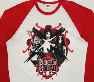 スーサイド スクワッド ラグラン SUICIDE SQUAD Tシャツ ハーレイ クイン マーゴット・ロビー 福原かれん 映画 DCコミックス アメコミ