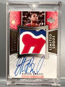 SSSP Limited Logos /50 Auto Patch 06 Upper Deck Exquisite Elton Brand エルトン・ブランド NBA サイン パッチ バスケ Panini All-star