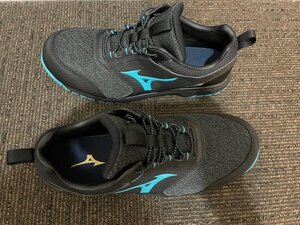 ☆ミズノ MIZUNO 安全靴 F1GA190391 ES31L ブラック×ライトブルー 26.5cm ☆