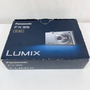 美品 Panasonic デジタルカメラ LUMIX FX35 ゴールド パナソニック ルミックス デジカメ 元箱付 