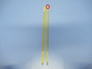 安藤計器製工所 棒状標準温度計（黄管）0～360℃　2本セット y1139