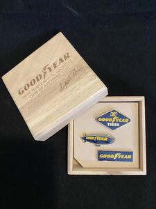 ★即決送料格安★グッドイヤー ピンバッジ 3個セット★GOODYEAR ハットピン ピンズ マニア コレクター アメリカ NASCAR ナスカー