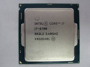 ★Intel /CPU Core i7-6700 3.40GHz 起動確認済み★