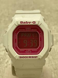 CASIO◆クォーツ腕時計・Baby-G/デジタル/WHT