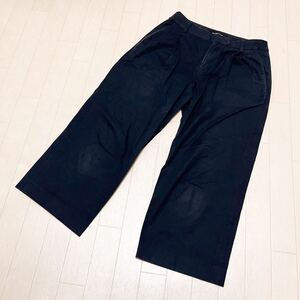 和546★ GREEN LABEL RELAXING UNITED ARROWS グリーンレーベルリラクシング ワイドパンツ ボトムス 36 ネイビー レディース