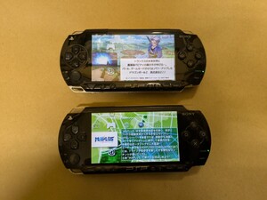 PSP 本体 SONY PSP-1000　2台 通電・動作確認済 2点 充電器1本あり バッテリー1個あり ジャンク