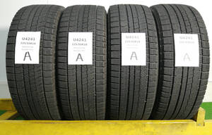 225/55R18 98Q Bridgestone BLIZZAK VRX2 中古 スタッドレスタイヤ 4本セット ※本州送料無料 225/55/18 ブリヂストン U4241.A