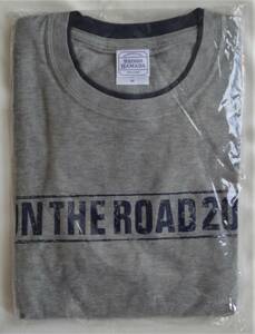 ★浜田省吾★ 超貴重 新品未使用 ON THE ROAD 2011 ツアーグッズ グレー/紺 ロングスリーブシャツ Mサイズ