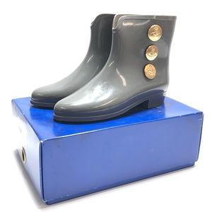 【ITI6JBQXKGAZ】Vivienne Westwood ヴィヴィアン・ウエストウッド Melissa レインブーツ ショート グレー 表記サイズ24.0㎝