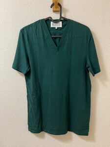 【名作】Maison Martin Margiela 10 Vネック Tシャツ Size 44 マルジェラ 