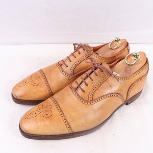 クロケット＆ジョーンズ製 8 E 27.0cm CROCKETT&JONES HALLAM SELBOURNE セルボーン ハンドグレード イングランド製 英国性 革靴 ds4728