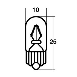 スタンレー(STANLEY) バイク メーター球 メーターポジション球 WB164K 12V5W