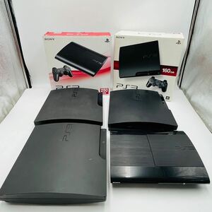 SONY ソニー Playstation3 プレステ３PS3 本体 CECH-4000B 3000A 3000B 2100B 薄型 4台 まとめ売り ブラック