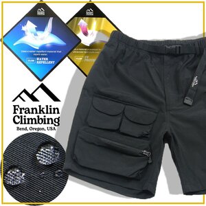 新品 Franklin Climbing 【撥水/UV】GO OUT 7月号掲載 ショートパンツ 水陸両用 黒 XL 343822 アウトドア 釣り キャンプ グラミチ 好き