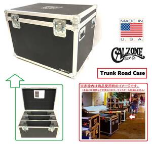 【アメリカ製】CALZONE ハードケース Trunk Road Case 精密機器運搬 航空貨物 海外輸送 機材ケース 楽器 展示品 米軍放出(240)BH14JK-N#24