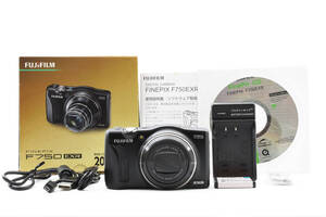 FUJIFILM 富士フィルム FinePix F750 EXR Black 黒 ブラック ファインピクス コンパクトデジタルカメラ 元箱付 [良品] #2236253A