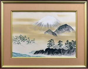 第一回文化勲章受章日本画家作品！　横山大観　「蓬莱山」大観の力量を遺憾なく発揮した力作　【創業53年の実績と信頼・正光画廊】