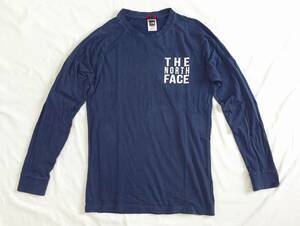 福祉バザー　THE NORTH FACE/ノースフェイス 長袖Tシャツ 紺 S/P