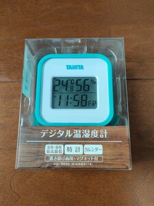 【新品未使用品】タニタ デジタル温湿度計TT-588-BL ブルー 湿度計 温度計