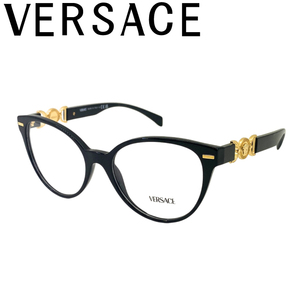 VERSACE メガネフレーム ブランド ヴェルサーチェ ベルサーチ ブラック 眼鏡 0ve-3334-gb1