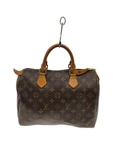 LOUIS VUITTON◆1)スピーディ30_モノグラム・キャンバス_BRW/PVC/BRW