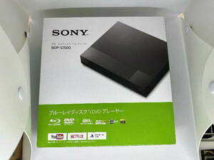09881 SONY　ソニー Blu-ray ブルーレイディスクプレーヤー BD DVD BDP-S1500 未開封新品
