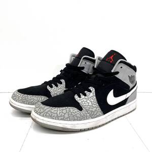 NIKE ナイキ AIR JORDAN 1 MID SE エア ジョーダン 1 ミッド DM1200-016 エレファント トゥ スニーカー サイズ28.0㎝