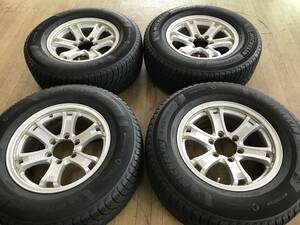 スタッドレス ミシュラン SNOW SUV 265/65R17 21年製 アルミホイールセット 4本 中古 プラド 120 150 ハイラックス