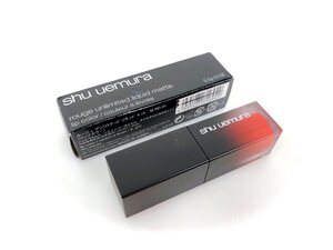 未使用　シュウ ウエムラ　Shu uemura　ルージュ　アンリミテッド　リキッド　マット　M RD　#01　KES-2704