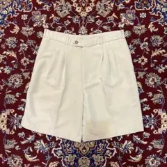 90-00s Vintage　3tuck Rayon Wide Shorts