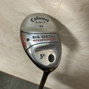 Callaway 5Hキャロウェイ BIG BERTHA JV60 26° グリップ　Lamkinラムキン