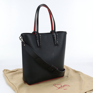 中古良品クリスチャン ルブタンChristian Louboutin カバタ ミニ カーフ 3205221 ブラック ランク：A us-2 2WAY ショルダー レディース