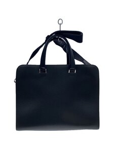 LOUIS VUITTON◆ネフスキー_タイガ_BLK/レザー/BLK/無地