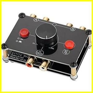 【先着順】 Mini 2ウェイ ステレオ L / R RCA オーディオ セレクター パッシブ プリアンプ スイッチャース プリッター ボックス