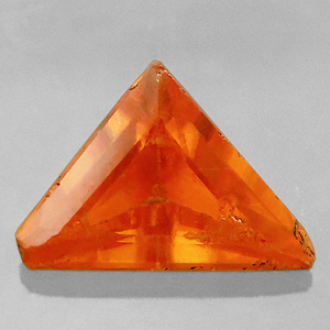 ウルフェナイト Wulfenite レアストーン ルース モリブデン鉛鉱 0.53ct 古典的希少石 アリゾナ 瑞浪鉱物展示館 5680