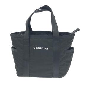 良好◆OBSIDIAN オブシディアン ハンドバッグ◆ ブラック ナイロン カートバッグ レディース bag 鞄