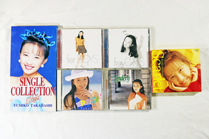 【高橋由美子】CD 6タイトル『SINGLE COLLECTION Steps.』『高橋由美子 for BOYS/for GIRLS』『PEACE!』『Tenderly』『Scarlet』USED