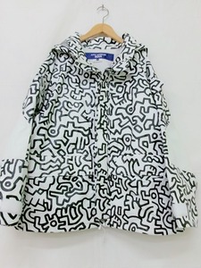 JUNYA WATANABE MAN COMME des GARCONS ジュンヤワタナベ マン ナイロンタフタラミネートプリントジャケット S WK-J016 AD2022keith Haring