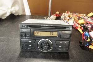 動作OK PY00A オーディオ Y12 ウイングロード 松下電器 ヘッドユニット 2DIN CD FM AM 28185-ED200 CQ-JN8400AK 日産 純正 @8794s